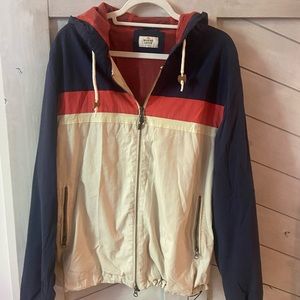 Howell Stretch Twill Hooded Windbreaker - Large